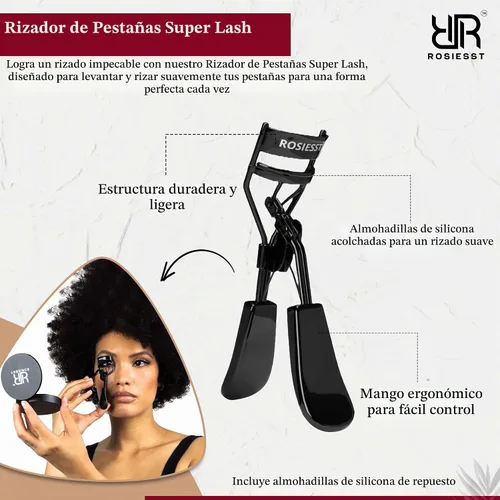 Vista 4 de Rizador de pestañas para ojos con capucha y párpados sensibles, funciona