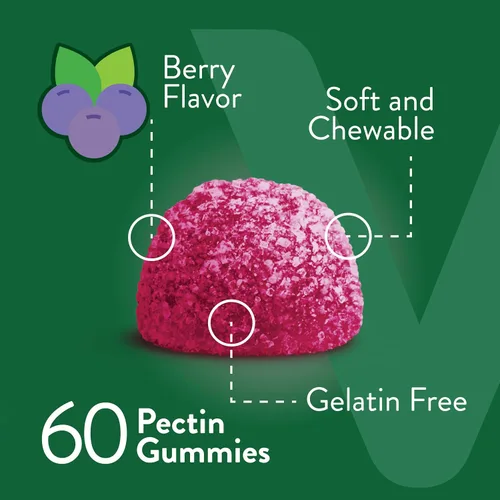 Vista 3 de Viteey Gomitas de zinc para hombres y mujeres - Suplementos de zinc 50mg Impulso inmunológico y salud de la piel, vegano, sin gluten, 60