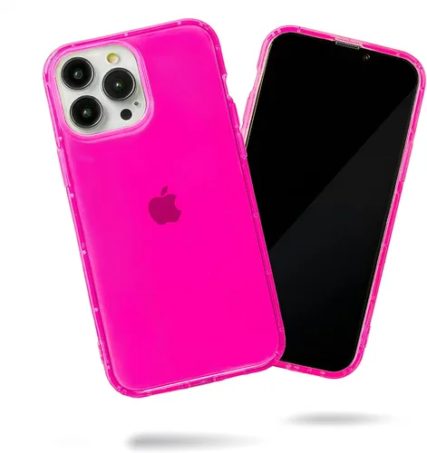 Vista 42 de SteepLab Neon Highlighter - Funda para iPhone 12 Pro Max, funda Grippy Jelly con bolsillos protectores de aire (amarillo neón llamativo)