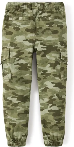 Vista 3 de Gymboree Pantalones deportivos tipo cargo tejidos para niños y niños pequeños