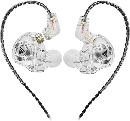 Vista 16 de Piluyaa Auriculares con cable para juegos IEM con 1DD, QKZ ENZO en el oído, auriculares de alta fidelidad, sonido de graves con nuevo controlador