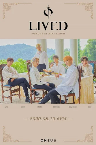 Vista 6 de ONEUS [LIVED] 4th Mini Album 1ea CD+FOLDED POSTER+96p Photo Book+12p Lyrics Book +1ea Character Card+2ea Photo Card K-POP SEALED TRACKING CODE