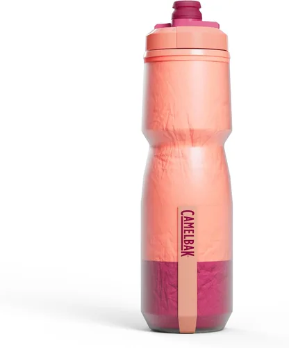 Vista 8 de CamelBak Podium Chill Bike Botella de agua aislada con compresión Negra, 24 onzas
