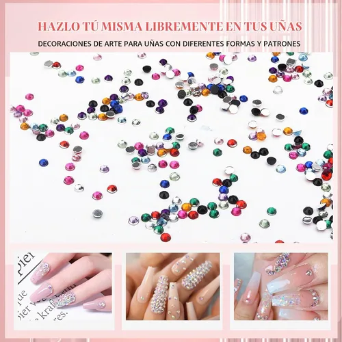 Vista 8 de Mano de práctica de uñas para kit de uñas acrílicas, mano de maniquí de uñas postizas para practicar uñas, dedo de entrenamiento de uñas con kit