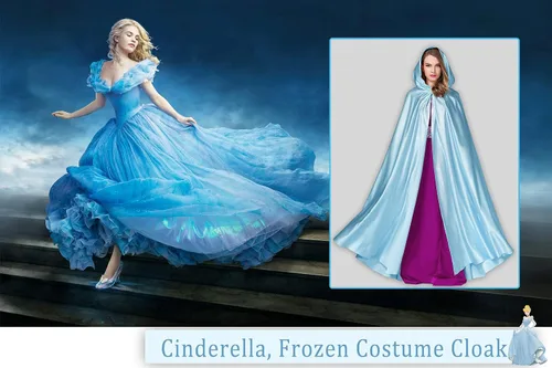 Vista 6 de BEAUTELICATE Capa con capucha de boda para mujer, poncho de longitud completa