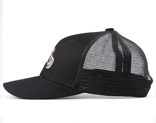 Vista 4 de Gorra de camionero para niños de 2 a 8 años, color negro, Negro, S-M