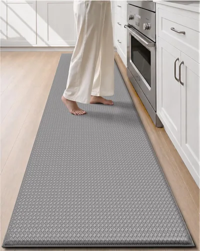 Vista 10 de Color&Geometry - Alfombra antideslizante para cocina Gris