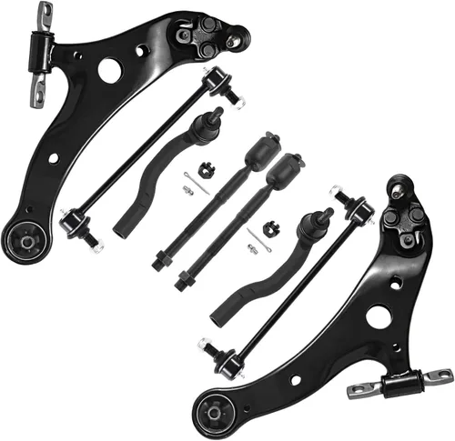 Vista 89 de Detroit Axle - Kit de brazos de control de extremo de 8 piezas para Toyota 2001-2003 Highlander 2002-2003 Camry Lexus ES300, 2 conjuntos de brazos