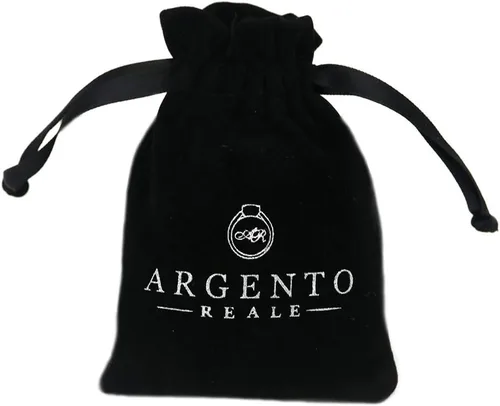 Vista 3 de ARGENTO REALE Auténtica plata de ley 925 de 0.059 in, 0.079 in, 0.118 in, 0.157 in, collar de cadena cubana para mujer 16-30