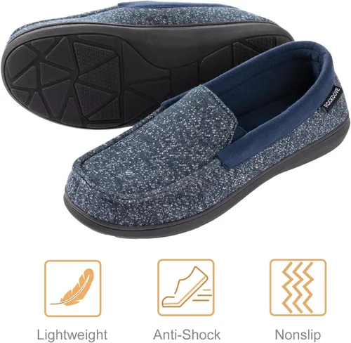 Vista 5 de RockDove SILVADUR - Pantuflas antiolor para hombre, 8