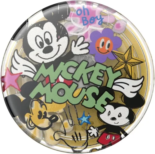 Vista 5 de PopSockets - Agarre para teléfono con soporte expandible, agarre adhesivo, Disney - Mickey Mouse Doodle Mickey Doodle