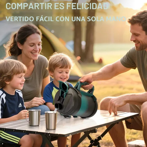Vista 3 de Zukro Jarra de agua de 1 galón, botella de agua grande con aislamiento de triple pared de un galón con popote y boquilla, mantiene el frío 48 horas