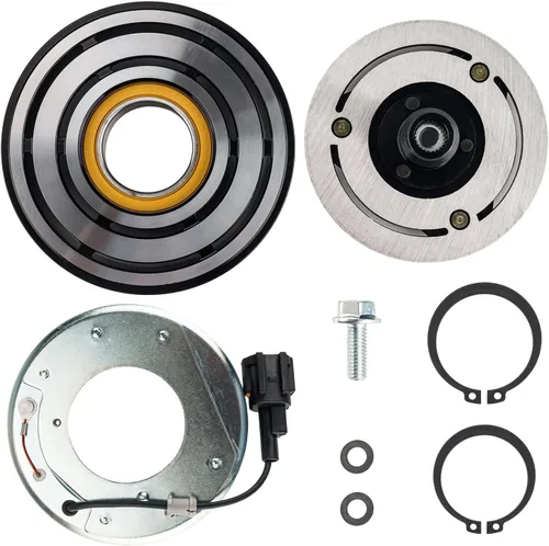 Vista 7 de 58544 Kit de embrague de compresor A/C de repuesto para Rogue 2008-2014 Rogue Select 2014-2014, kit de embrague de compresor de CA bobina de polea