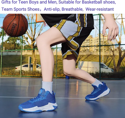 Vista 8 de Beita - Tenis de baloncesto para hombre, transpirables, antideslizantes.
