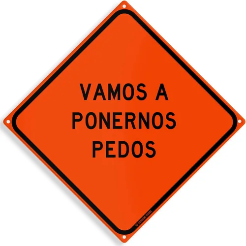 Vista 17 de Aquí Solo Hay Buena Onda Divertido Cartel de Estaño de Humor Mexicano en Español 30 cm x 30 cm (BuenaOnda)