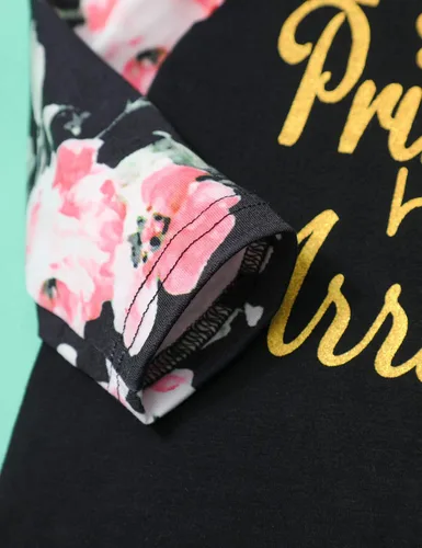 Vista 4 de Von kilizo Ropa de bebé recién nacido, mameluco de algodón para recién nacido, lindo traje de bebé niña