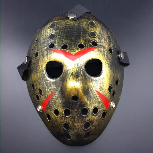 Vista 2 de Leprato Máscara de terror de Halloween, fiesta de máscaras, disfraz de cosplay