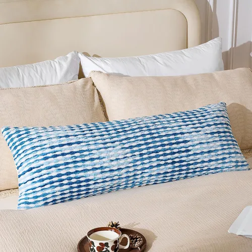Vista 23 de AmHoo - Funda decorativa de almohada estilo bohemio de chenilla, funda de almohada con borlas tuftadas para sofá, cama, dormitorio, sala de estar