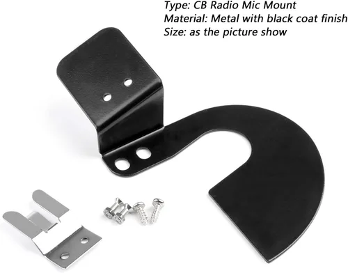 Vista 5 de 75WXST CB Soporte de micrófono de radio Pasajero Barra de agarre para Jeep Wrangler JL 2018+