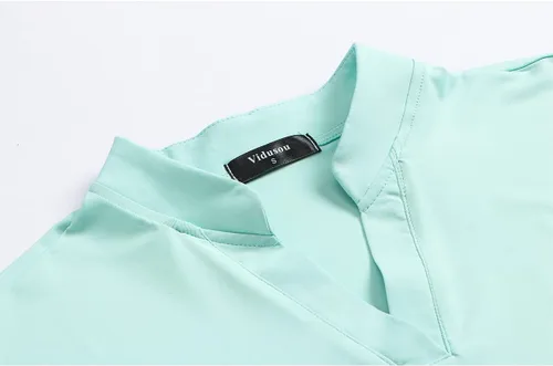 Vista 41 de Camisas de golf para mujer, polo, tenis, camisetas deportivas, camisetas de entrenamiento