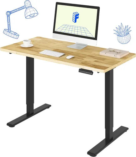 Vista 23 de FLEXISPOT Escritorio eléctrico de pie E3 con motor doble, 48 x 24