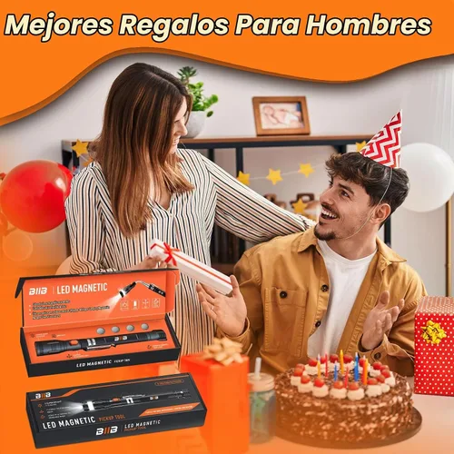 Vista 6 de BIIB Regalos para hombres, herramientas magnéticas extensibles con linterna