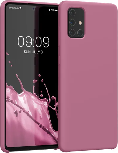 Vista 153 de kwmobile Funda Compatible con Samsung Galaxy A14 5G - Funda de teléfono de TPU y silicona con acabado suave - Verde Lima