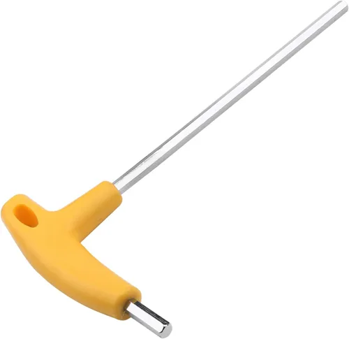 Vista 9 de Utoolmart Llave Allen con mango en T, 0.118 in, métrica, 70 #, acero con mango en T, llave hexagonal de 7.874 in de longitud total