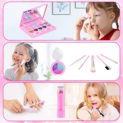 Vista 3 de UNICORN ELEMENT 15 Piezas Accesorios para Muñecas de 18 Pulgadas - Vestido con Set de Maquillaje para Muñecas Generation - Ropa y Accesorios