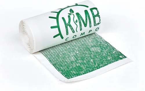 Vista 9 de KC's - Bolsas de basura biodegradables pequeñas compostables de 3 galones, 25 unidades Bolsas de compost desechables extra duraderas con cierre