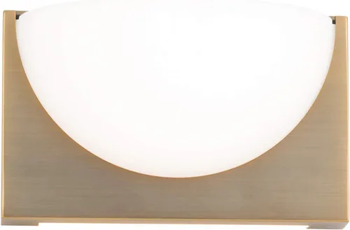 Vista 4 de WAC Lighting dweLED, Mylie - Aplique de pared LED de 10 pulgadas 3000 K en latón envejecido