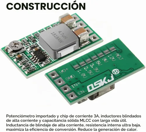 Vista 5 de Weewooday - 10 convertidores de rosca regulador de 5 V, 12 V, 24 V a 5 V 3