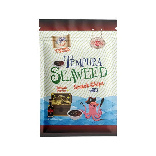 Vista 23 de Swashbuckle Snacks Patatas fritas crujientes de tempura calamar, sabor a queso, 0.95 onzas (0.95 oz), paquete de 5, fabricado en Japón, Otsumami