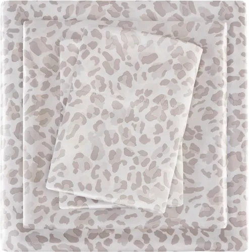 Vista 152 de Madison Park Essentials - Juego de sábanas de satén de lujo y sedoso con brillo natural, bolsillo elástico de 14 pulgadas para colchones de hasta 16