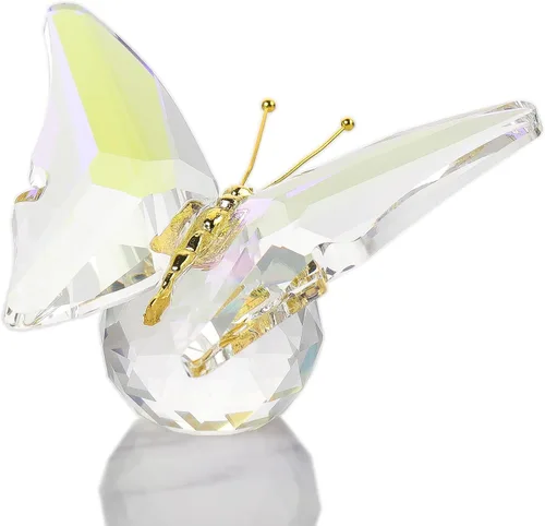 Vista 13 de Movdyka Mariposa de Cristal para Mamá Mujeres Mariposa de Metal Decoración de Habitación Colección Figurina Mariposa de Vidrio Azul Artesanía