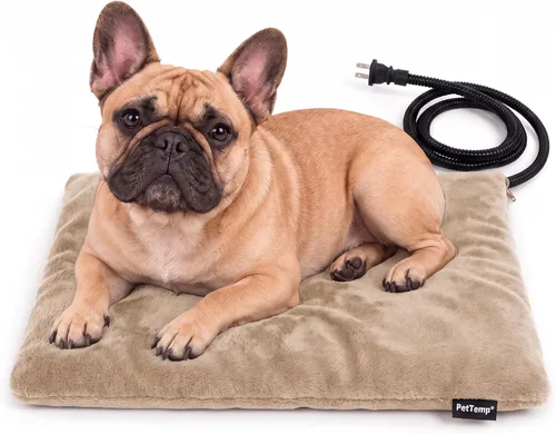 Vista 15 de Almohadilla térmica para mascotas para gatos, perros, interiores y exteriores, impermeable, con calefacción, cama para gatos, cama climatizada