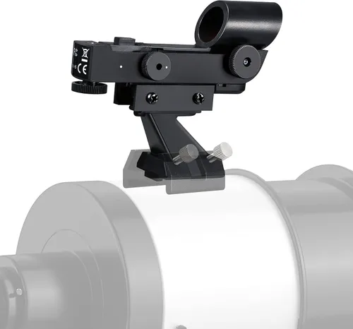 Vista 4 de Buscador de puntos rojos de brillo, visor de puntero estrella, accesorios para telescopio astronómico con soporte deslizante