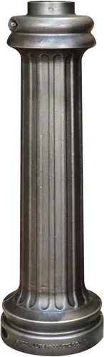 Vista 6 de Base envolvente Special Lite para poste O/D de 3 pulgadas, base de señalización de calle de cobre - WRB1-CP