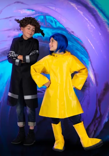 Vista 4 de Disfraz de Wybie para Hombre de Coraline Multicolor