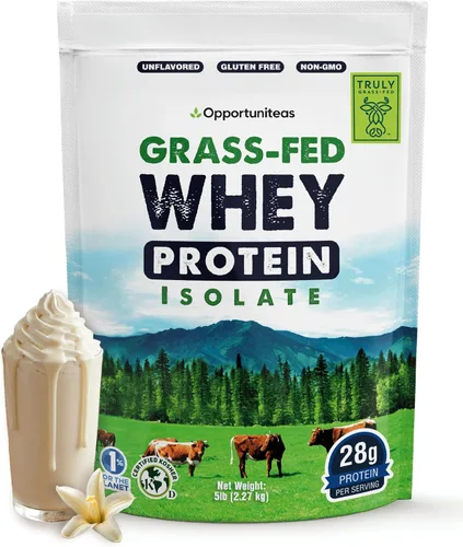 Vista 15 de Proteína de suero de chocolate en polvo, aislado de suero alimentado con pasto + cacao orgánico + azúcar real + sal del Himalaya, delicioso sabor