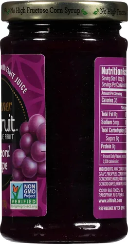 Vista 6 de Polaner Todas las frutas con fibra de uva untable Fruta 10 oz