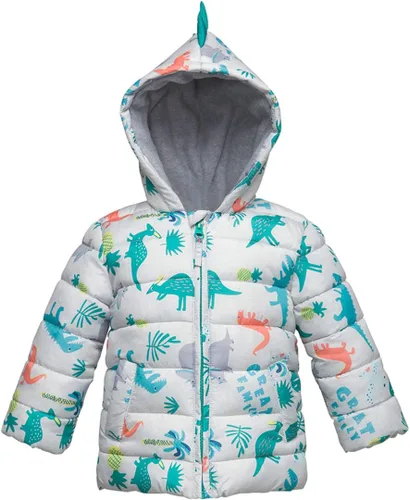 Vista 7 de Rokka&Rolla Chaqueta acolchada con forro polar resistente al agua para bebés y niños pequeños