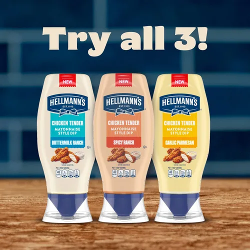 Vista 10 de Hellmann's Buttermilk Ranch Mayonesa 11.5 onzas, salsa de pollo, 1 unidad