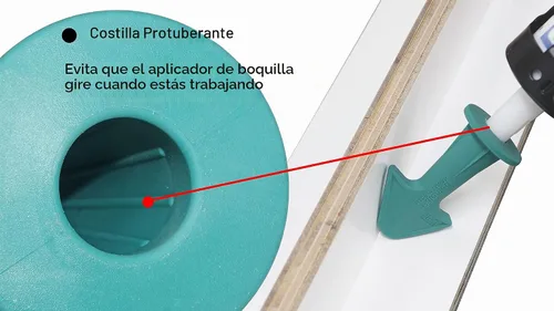 Vista 2 de ORXPLUS Tools Kit adaptador de boquilla para pistola de calafateo (6.5R 10R 13R) con tapas
