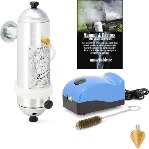 Vista 8 de Big Kahuna - Generador de humo frío con adaptador de parrilla de cerámica, cuerpo de aluminio resistente fabricado en Estados Unidos, incluye