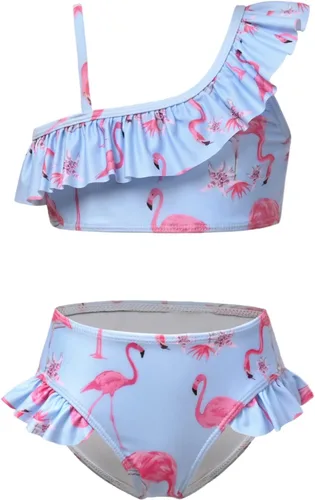Vista 37 de CHILDRENSTAR Trajes de baño de dos piezas para niñas, traje de baño de playa y piscina