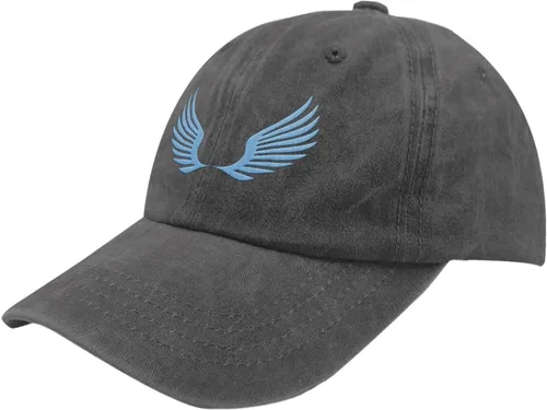 Vista 2 de Sombreros para papá, sombrero de camionero de ala de ángel para mujer, bordado a la moda