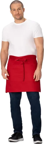Vista 2 de Chef Works Delantal unisex medio bistro para servidor