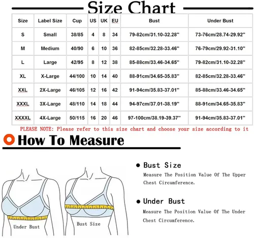 Vista 2 de Women's Daily Bra, Push Up Bras No Underwire High Support Front Closure Front Snaps Full Coverage Easy Close Sports Bras