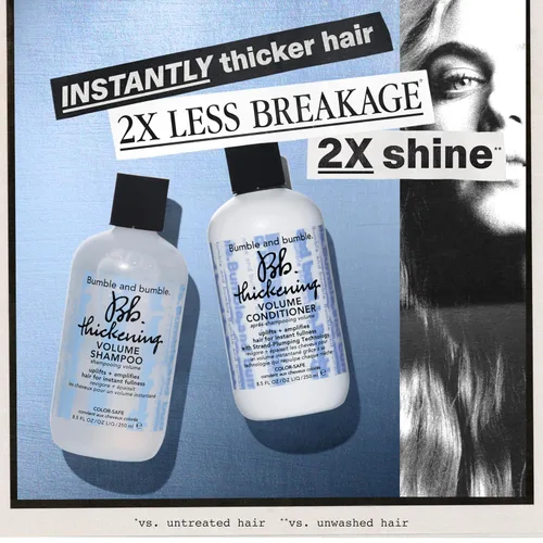 Vista 3 de Bumble and bumble. Thickening Volumizing Shampoo Lightweight Formula For Instant Fullness Cleanses Without Stripping Color Safe For Fine to